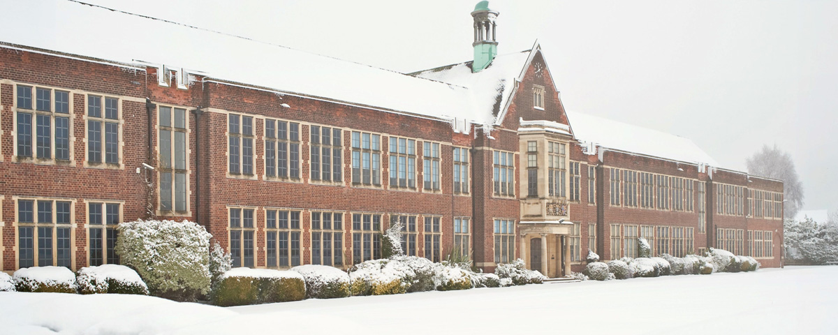 Snow at Queen Elizabeth's School, Barnet